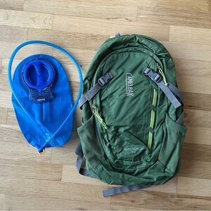 CamelBak Green Backpack with Hydration Pack